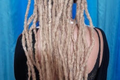 fake dredy blond dlouhé single end